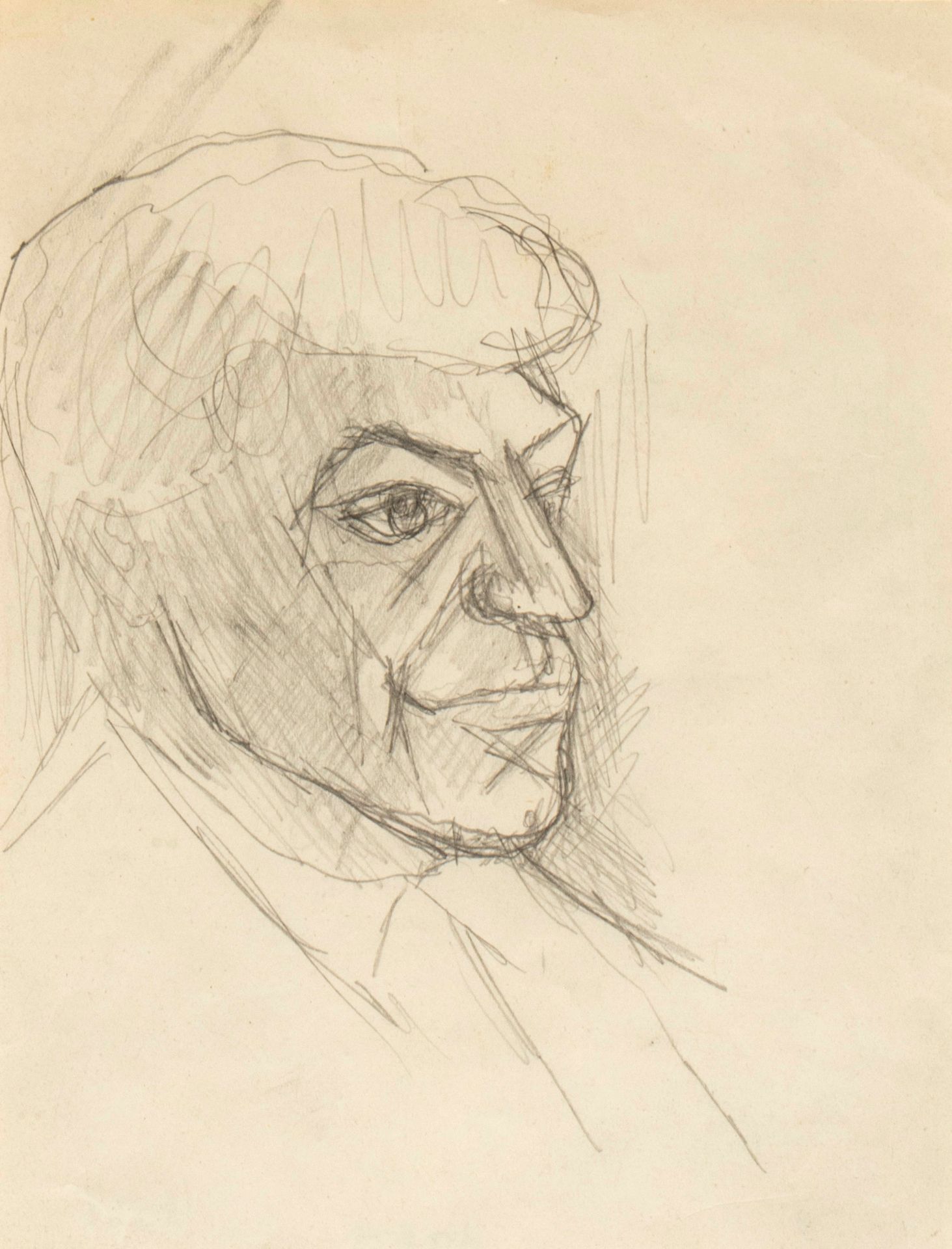 PIERRE TAL COAT (1905-1985) 
贾科梅蒂的肖像，1934-1935年



纸上铅笔，背面有展览标签，有框架 19 x 14.5 cm&hellip;