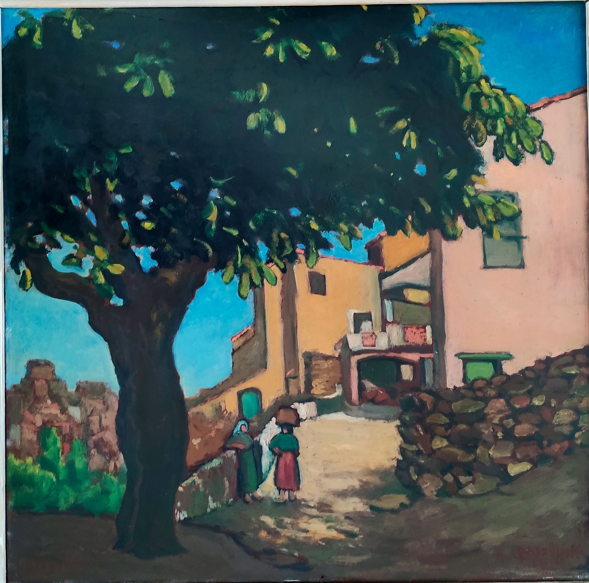 Augustin Grass-Mick (1873-1963) Belgodère, Corse, 1914
Huile sur panneau signée &hellip;