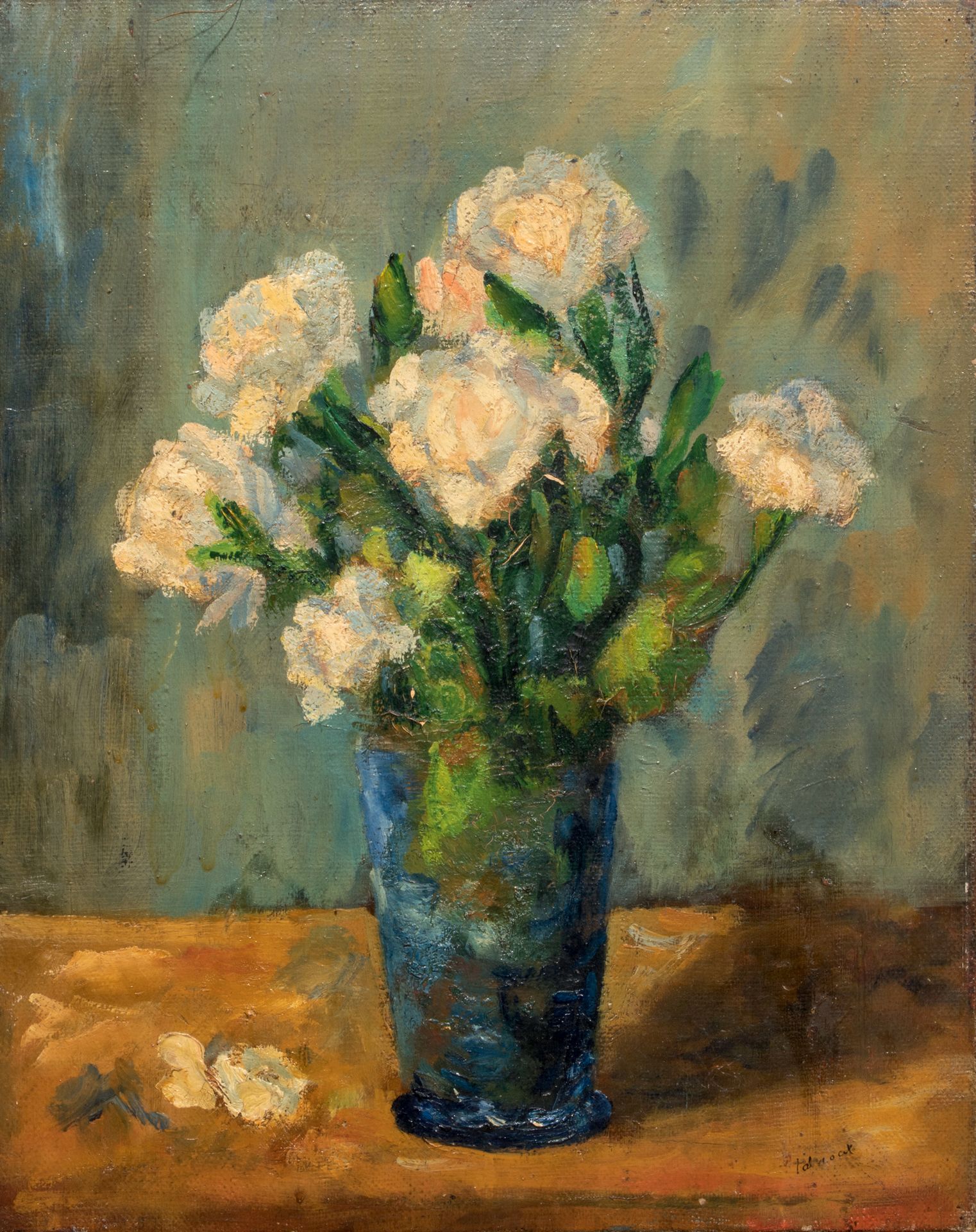 PIERRE TAL COAT (1905-1985) 
Bouquet di fiori in un vaso, 1928

 Olio su tela, f&hellip;