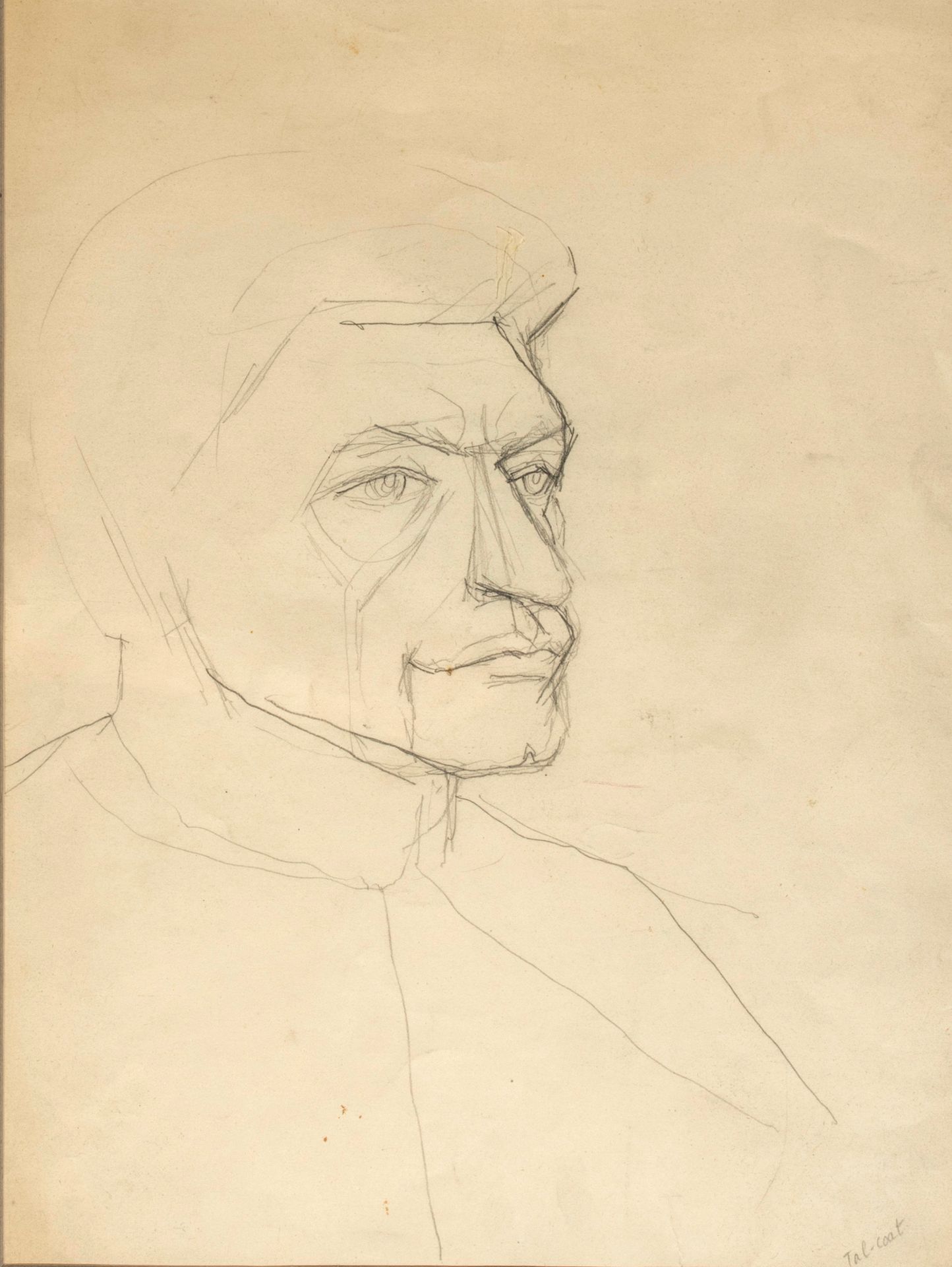 PIERRE TAL COAT (1905-1985) 
Ritratto di Giacometti 1934-1935 



Matita su cart&hellip;