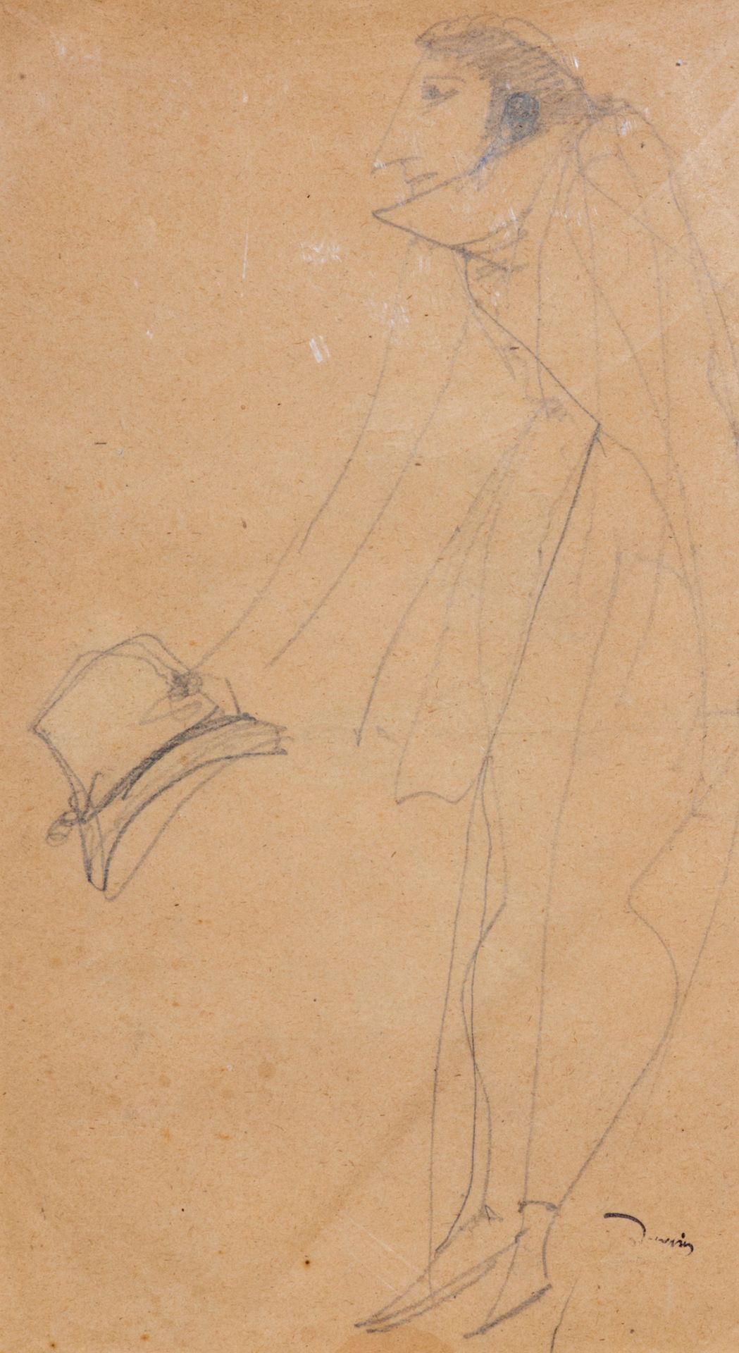 André DERAIN (1880-1954) Personnage avec un chapeau
Crayon sur papier, cachet de&hellip;