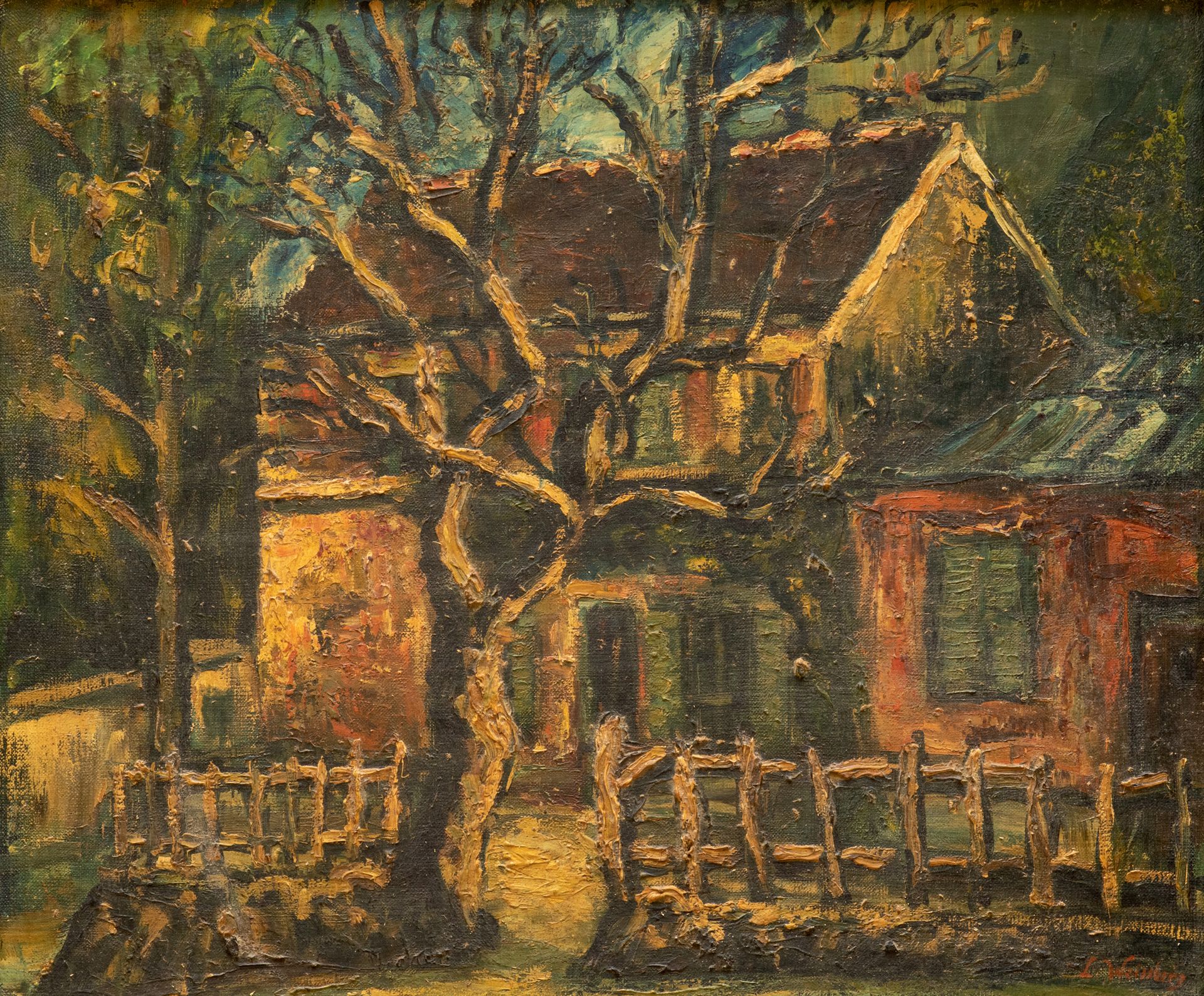 Léon WEISSBERG (1905-1943) 
Paysage avec une maison



Huile sur toile, signée e&hellip;