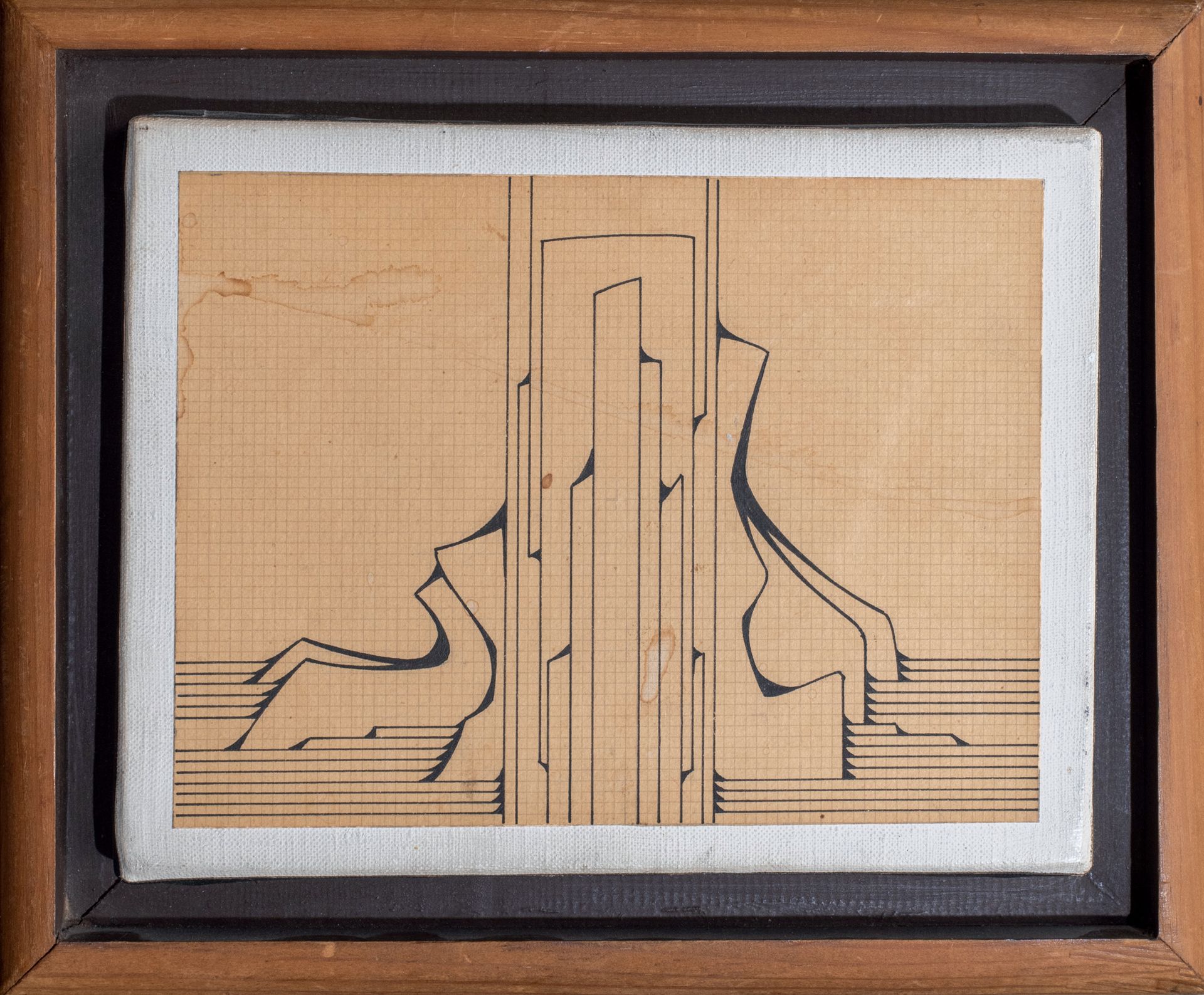 Joaquin FERRER (1929-) 
构成



纸上水墨装裱在画布上 12 x 16 cm

( 小污点)