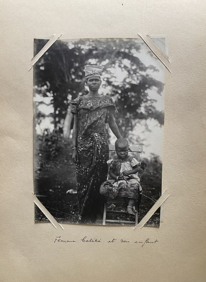 Null CONGO - OUBANGUI SANGA Mission hydrographiques, 1910-1911. Album avec envir&hellip;