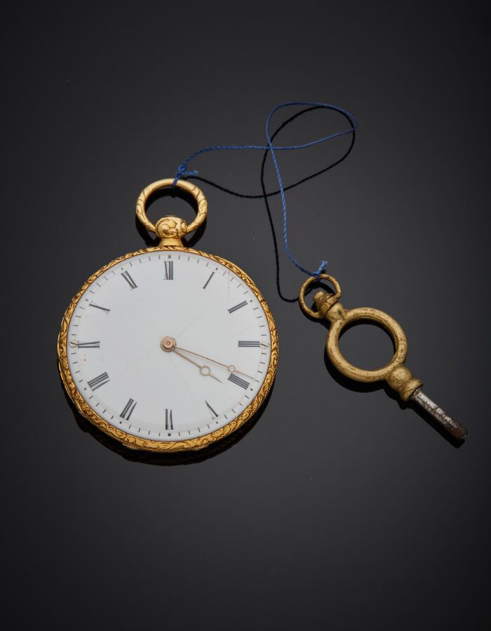 Null LE ROY & Fils

Pequeño reloj de bolsillo de oro amarillo (750‰), enterament&hellip;