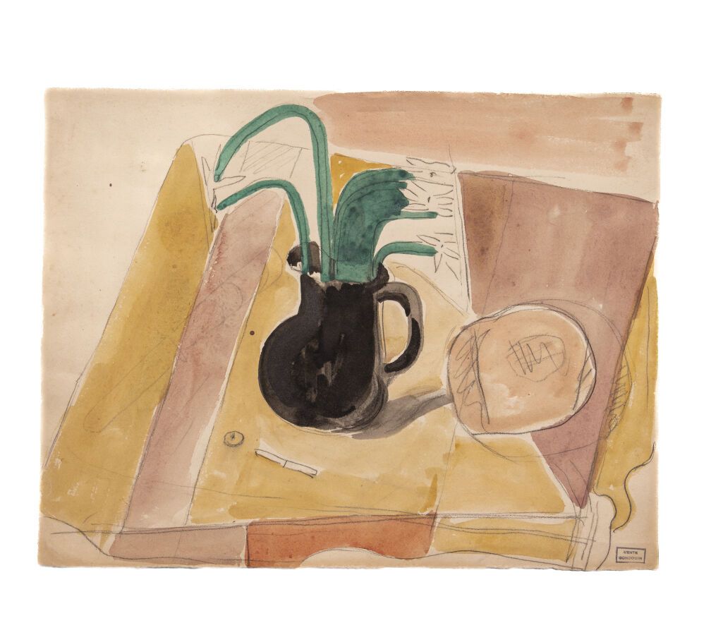 Null Emmanuel GONDOUIN (1883-1934)

Still life

Watercolor and pencil on paper, &hellip;