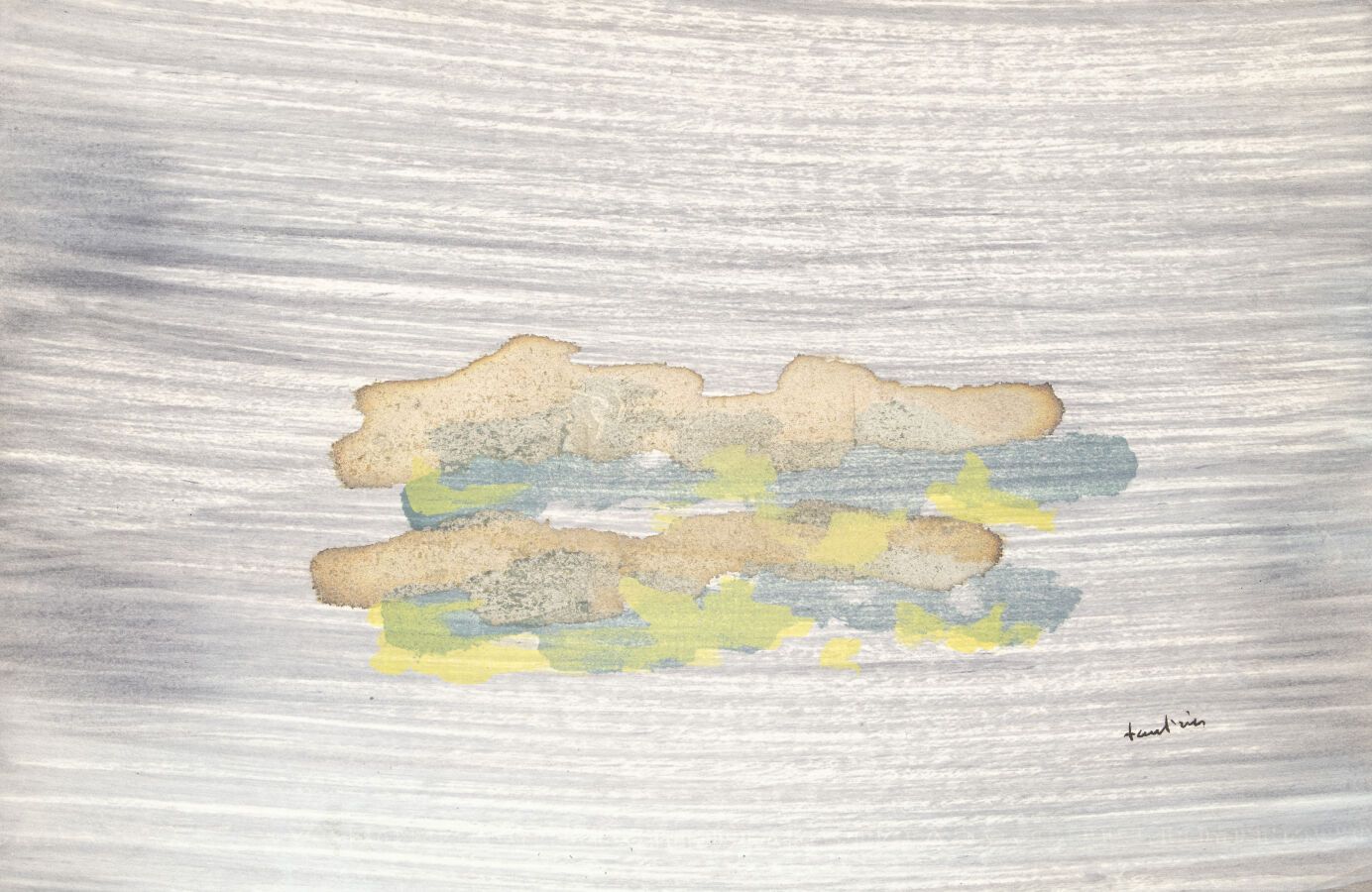 Null 让-福里埃 (1898-1964)

云，1964年

在Montgolfier纸上的彩色石版画，背面有墨水签名：1964年交付给Jean Paulh&hellip;