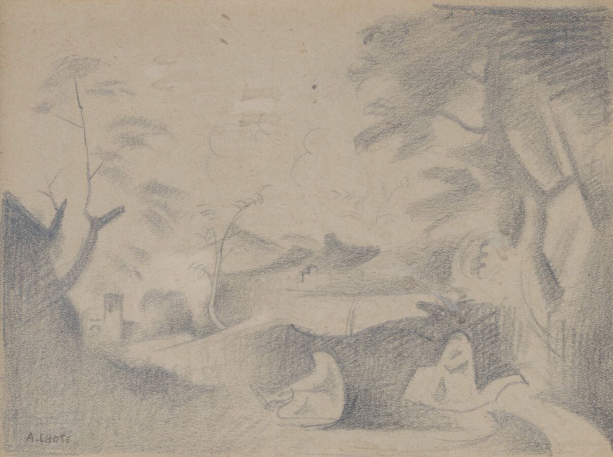 Null André LHOTE (1885-1962)

Paysage

Crayon et fusain sur papier, signé en bas&hellip;