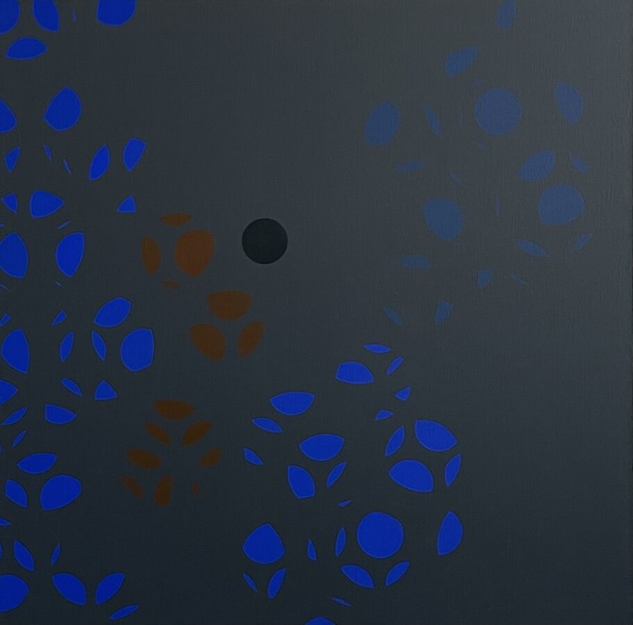 Null David LIPSZYC (1933-2023)
Composition bleue noire, marron sur fond gris
Acr&hellip;