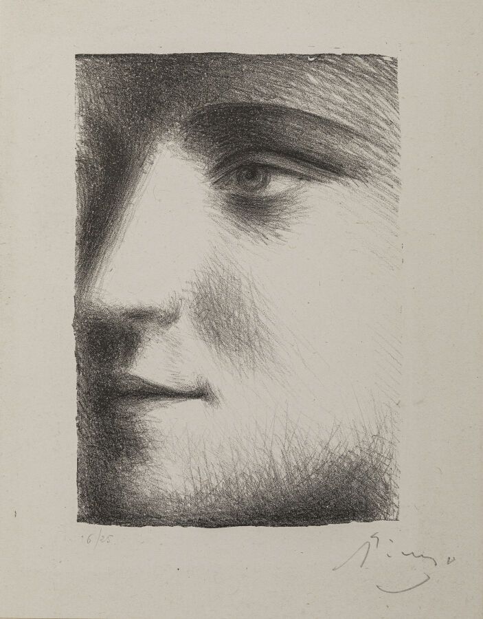 Null PABLO PICASSO (1881-1973)
Visage, 1928 (portrait de Marie-
Thèrese Walter 1&hellip;
