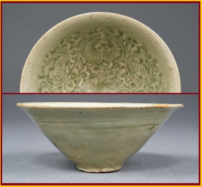 Null BOL CONIQUE EN GRES PORCELAINEUX A COUVERTE CELADON DE YAOZHOU

Chine, Prob&hellip;