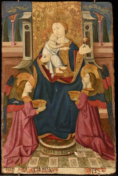 BERNARDO ou BERNART DE ARAS 
Documenté en Aragon de 1433 à 1472
La Vierge et l'E&hellip;