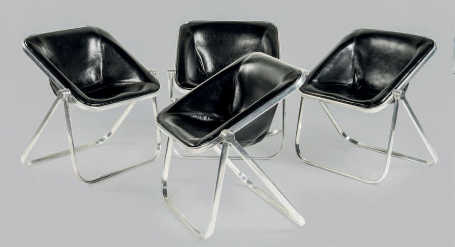 Giancarlo PIRETTI (né en 1940) Quatre fauteuils «Plona», Castelli, circa 1970
Pi&hellip;