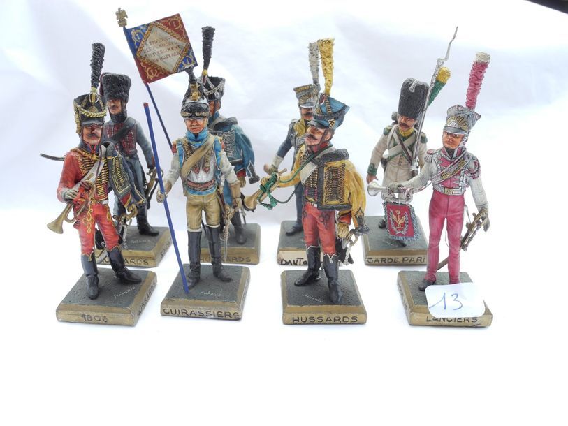 Null 8 figurines Antonio
Lancier garde imp. Trompette, hussard 1808, garde de Pa&hellip;