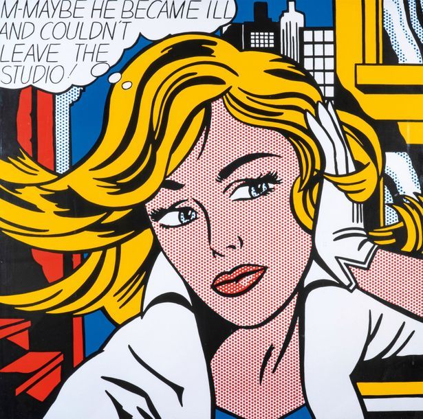 Roy LICHTENSTEIN (1923-1997) M-May be..., 1965
Sérigraphie en couleurs, sur papi&hellip;