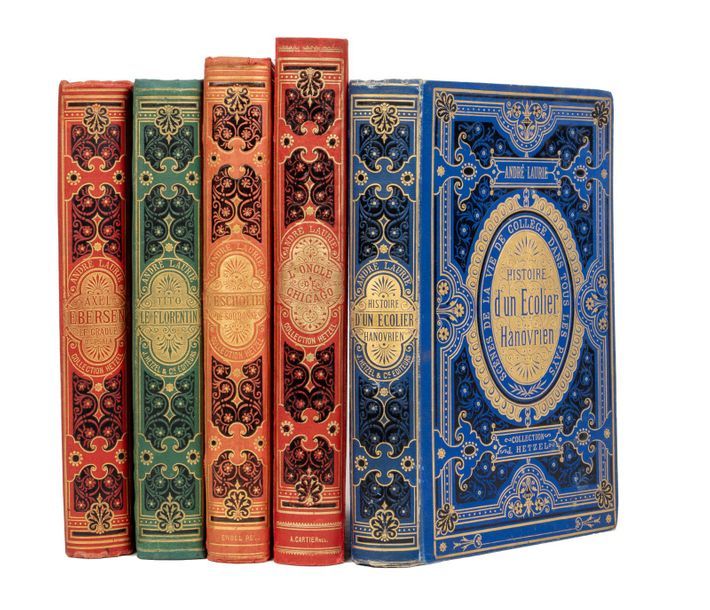 Null Ensemble de 5 volumes in-8° en cartonnages éditeur de la série des Vies de &hellip;