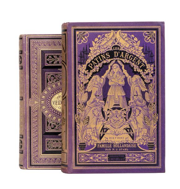 Null 2 volumes Hetzel en percaline violette.
Les Vieux de la Vieille par Erckman&hellip;