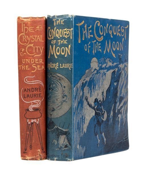 Null The Conquest of the moon (Les Exilés de la Terre) by André Laurie. London, &hellip;