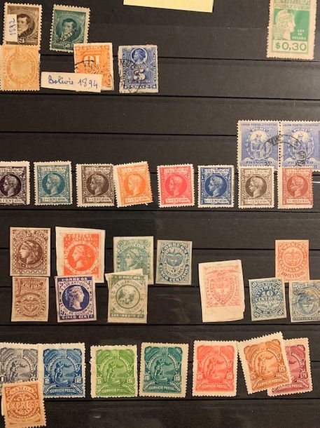 Null B FRANCE et PAYS DIVERS Emissions 1849/1950: Ensemble de timbres neufs et o&hellip;