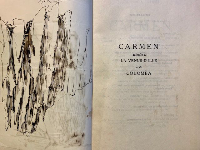 P4 Prosper MÉRIMÉE (1803-1870) Carmen précédée de La Vénus d'Ille et de Colomba.&hellip;