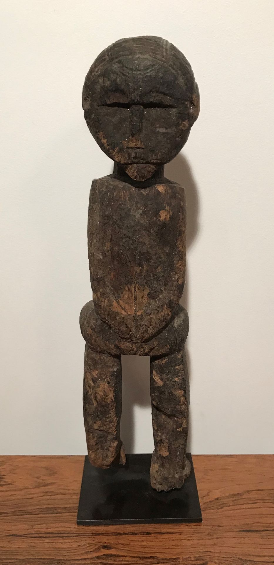 Null Statuette. Peuple Baoulé. Côte d'Ivoire 
H. : 25 cm.