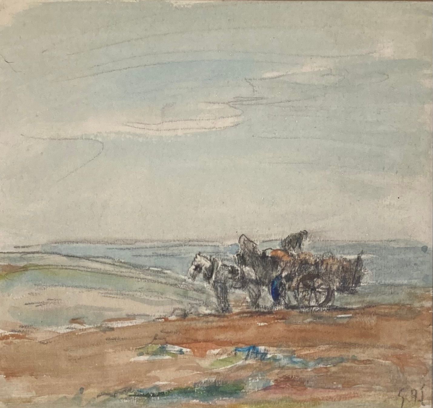 Georges RICARD-CORDINGLEY (1873-1939): TENDERING OF MARAYERS.
Watercolour on pen&hellip;