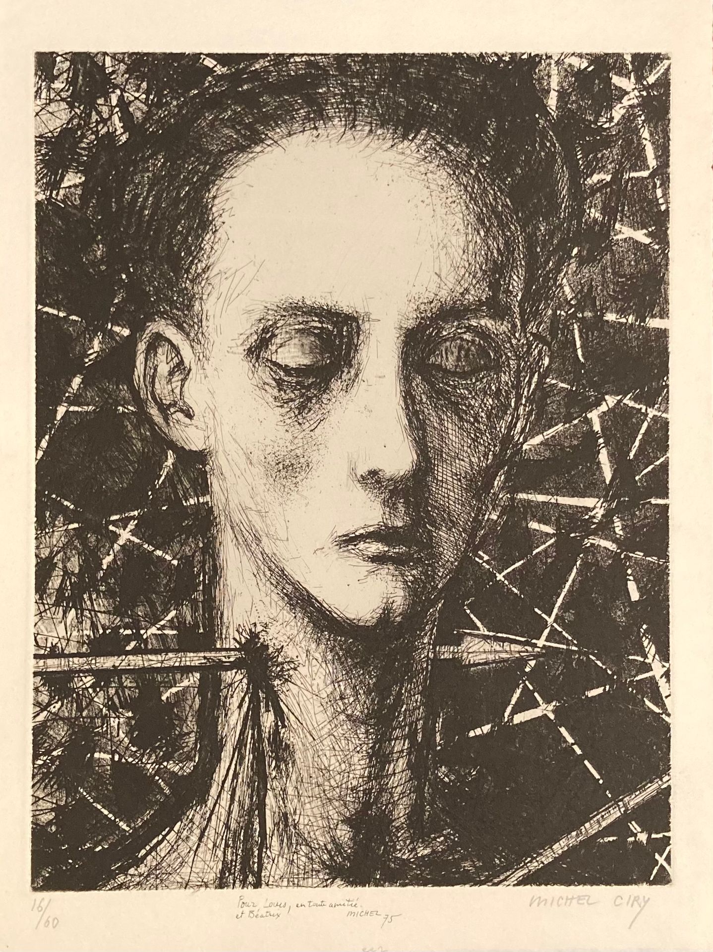 Michel CIRY (1919-2018): - SAINT SÉBASTIEN. 31,5 x 24 cm.
- PORTRAIT DE FEMME. 2&hellip;