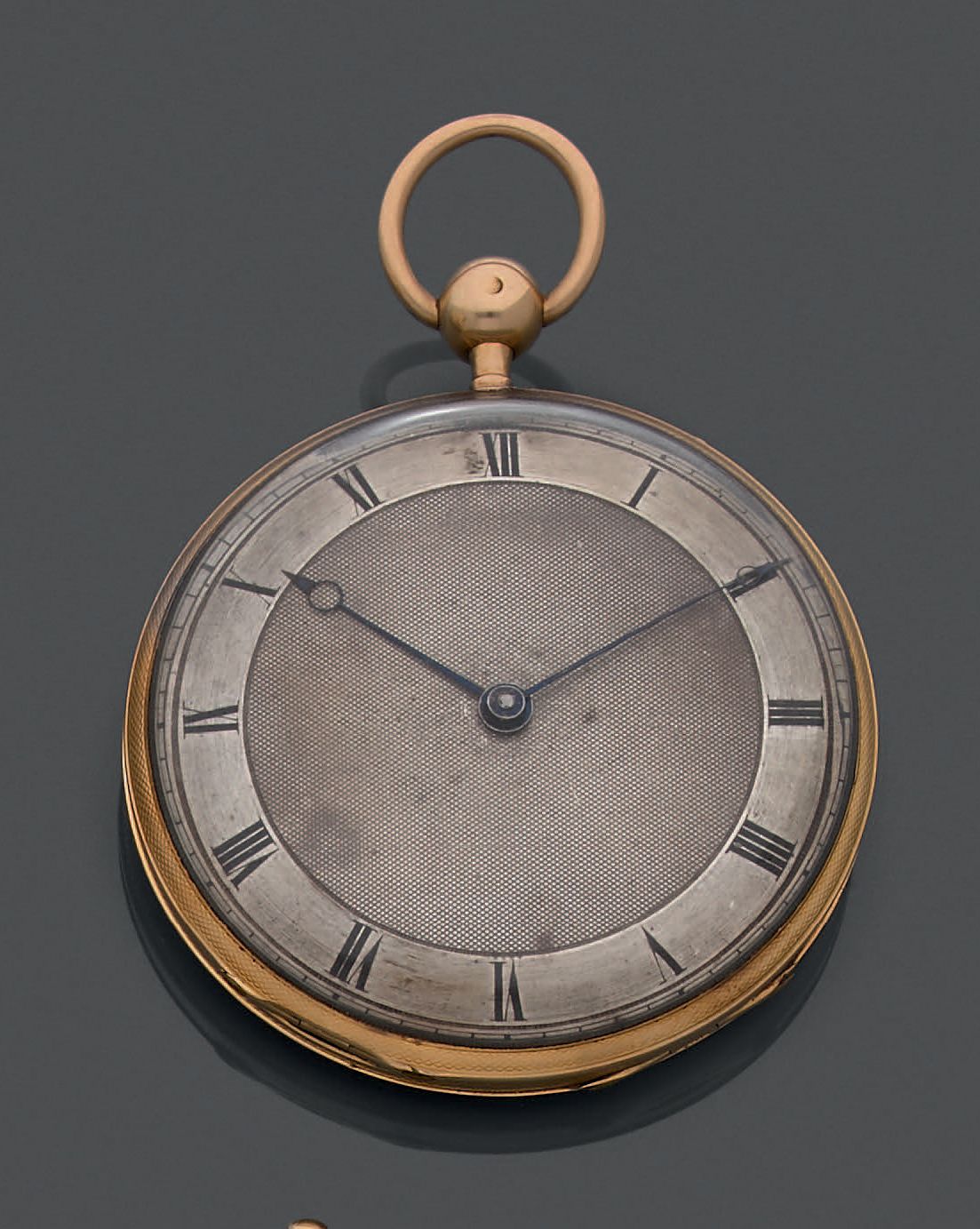 Null 
Reloj de bolsillo de oro amarillo de 18 quilates (750) con mecanismo de so&hellip;