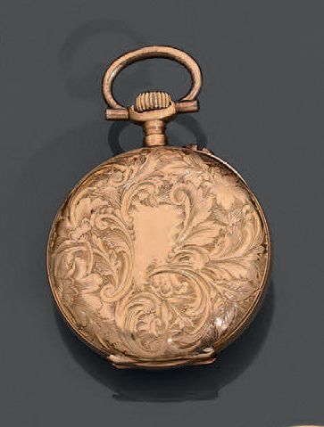 Null Pequeño reloj de cuello de oro amarillo de 18 quilates (750), con la caja d&hellip;
