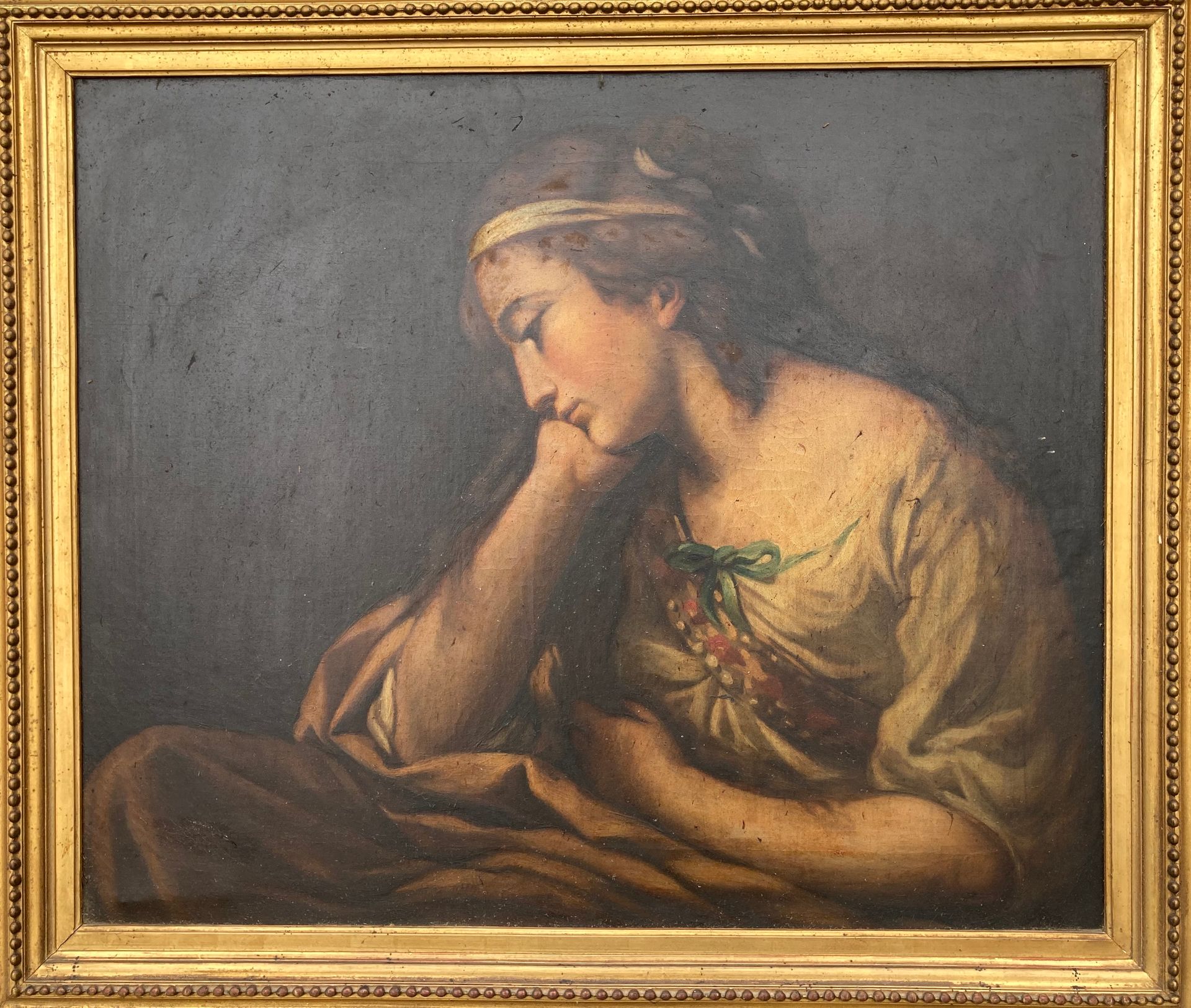 Null 19世纪法国学校，在路易斯-让-弗朗索瓦-拉格朗尼之后：梅兰芳。布面油画，51 x 64.5厘米。相关作品：路易-让-弗朗索瓦-拉格尼的原作，时间为1&hellip;