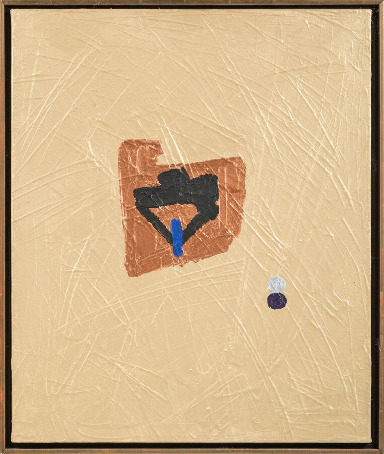 Null HOWEY Nicholas (1948). "Abstraction" 

Acrylique sur toile, signée à l'arri&hellip;
