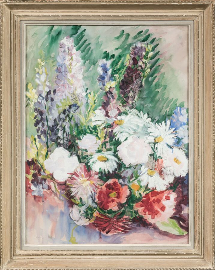 Null KLEIN Jeanne (1877-1966). "Bouquet de fleurs"

Importante aquarelle signée &hellip;