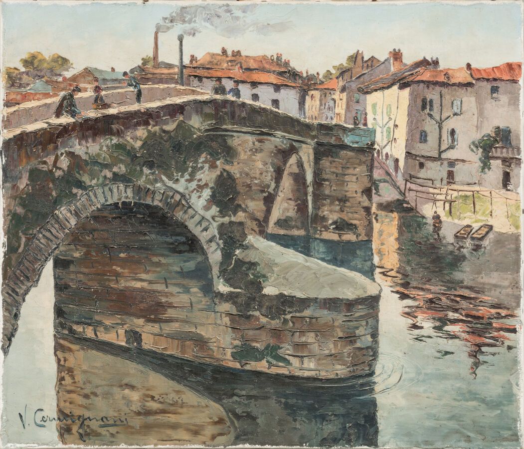 Null CERMIGNANI Vincent (1902-1971). "Vieux pont romain St Martial à Limoges"

H&hellip;