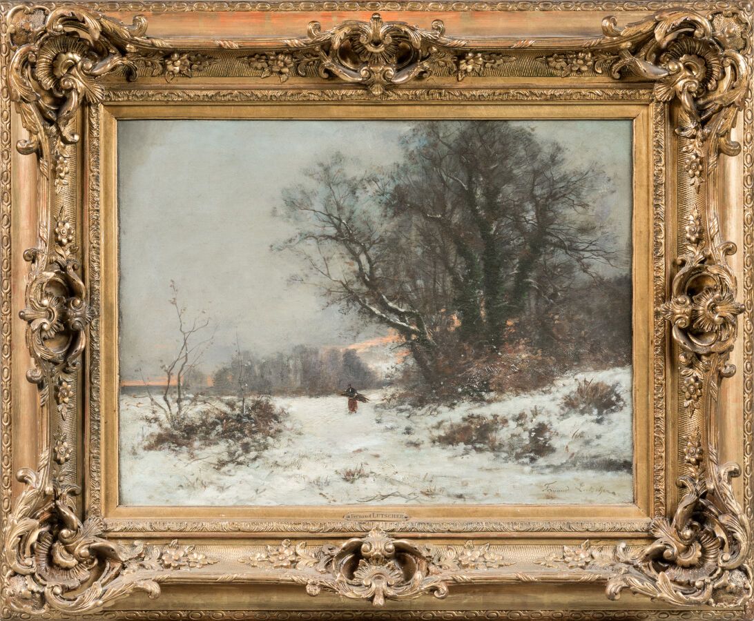 Null LUTSCHER Fernand (1843-1923). " Paysage de neige"

Huile sur toile signée e&hellip;