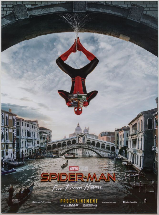Null Cinéma - Spider-Man far from home. 2019. 158x116cm. Affiche originale. Cond&hellip;