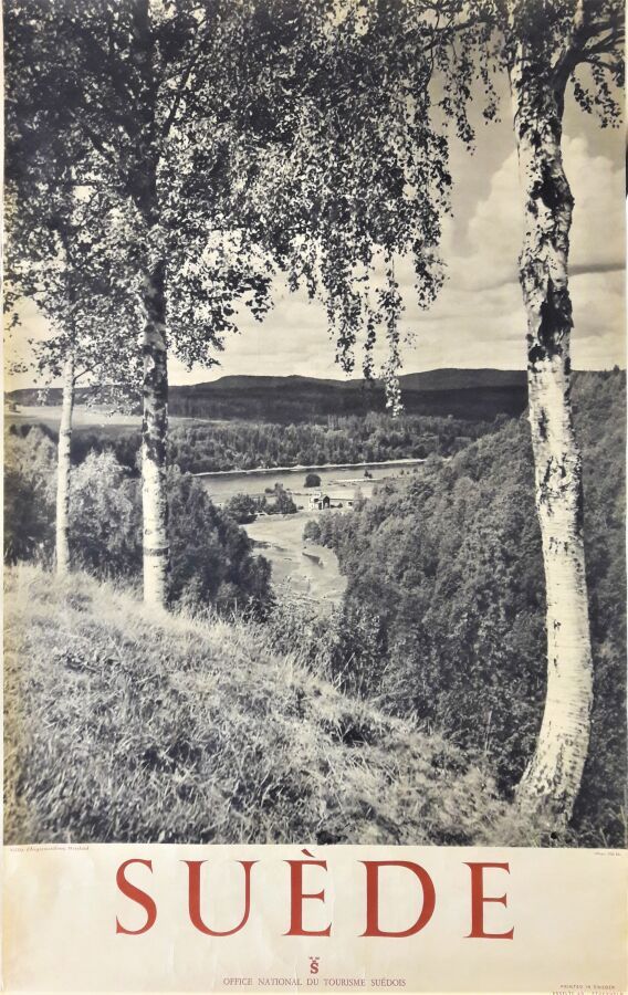 Null Tourismus - Nils Ek "Schweden" Tal von Angermanalven Norrland. Circa 1960. &hellip;
