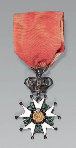 Null Croix de chevalier de l'ordre de la Légion d'honneur 4e type, en argent éma&hellip;