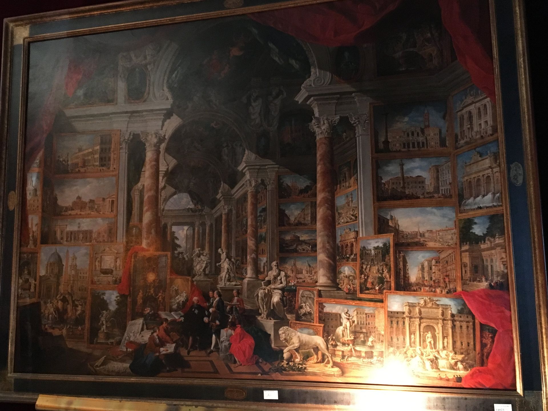 Null 
帕尼尼之后的大型复制品




卢浮宫的大长廊，装裱好的。




104 x 140厘米