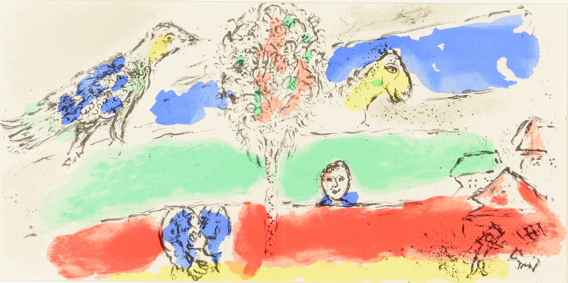Null Marc CHAGALL (1887-1985)

Le Fleuve vert. 1975

Lithographie en couleurs su&hellip;