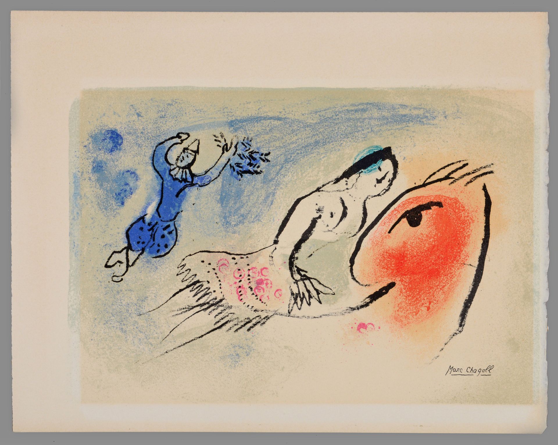 Null Marc CHAGALL (1887-1985)

Carte de vœux pour Aimé Maeght, 1960

Lithographi&hellip;