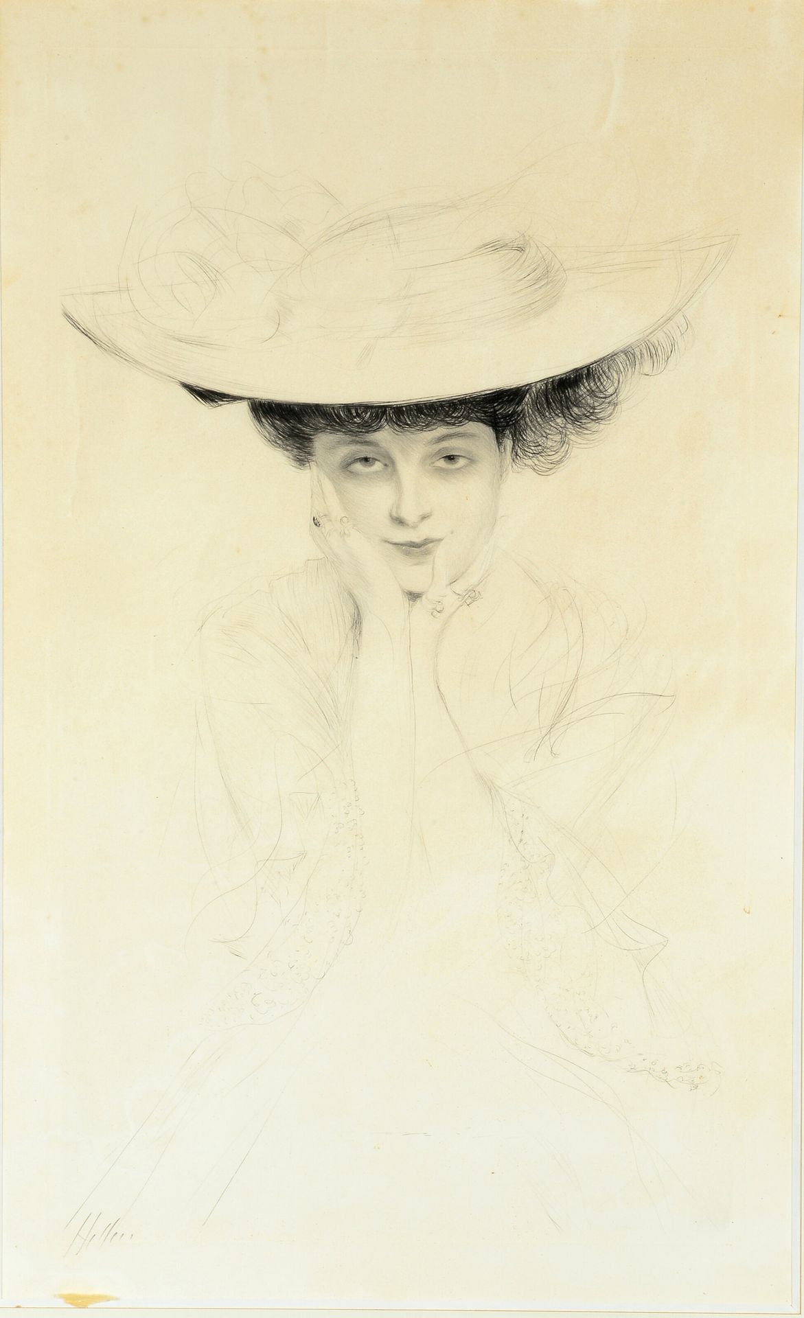 Null Paul César HELLEU (1859-1927)

Femme au chapeau

Pointe sèche, signée en ba&hellip;