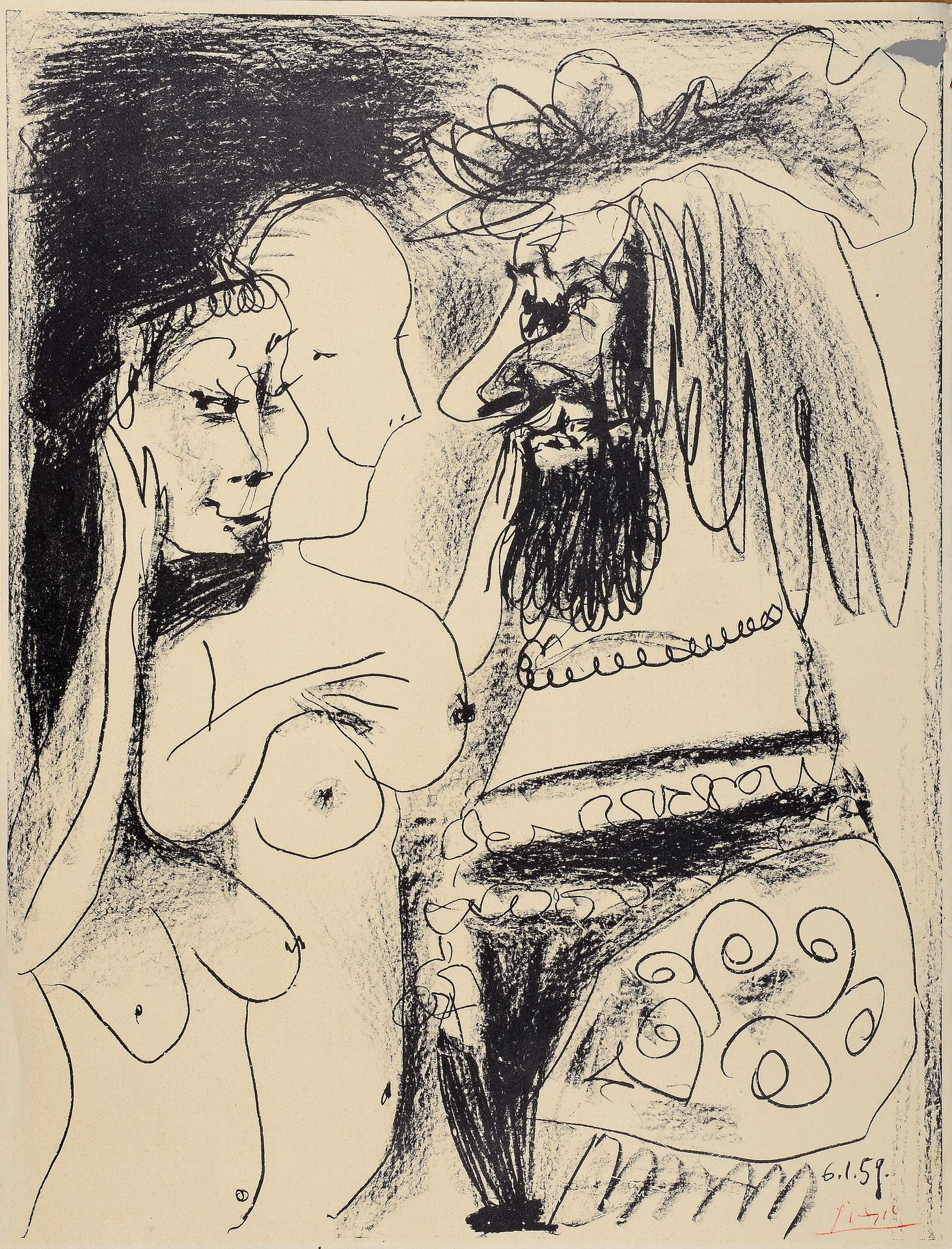 Null Pablo PICASSO (1881-1973)

Le Vieux Roi, 6-1-59

Lithographie sur vélin ave&hellip;
