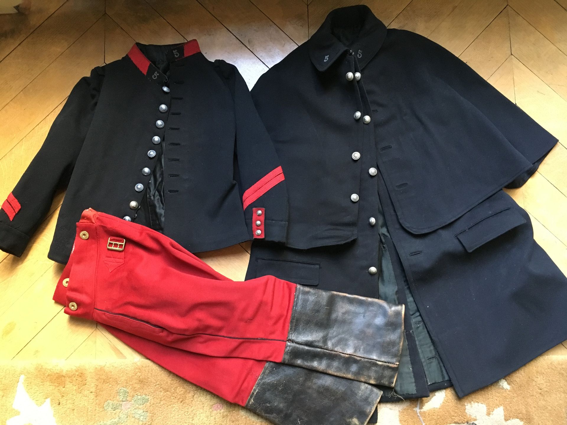 Null Costume militaire d'enfant, veste, pantalon et manteau**(vendu en l'état, t&hellip;