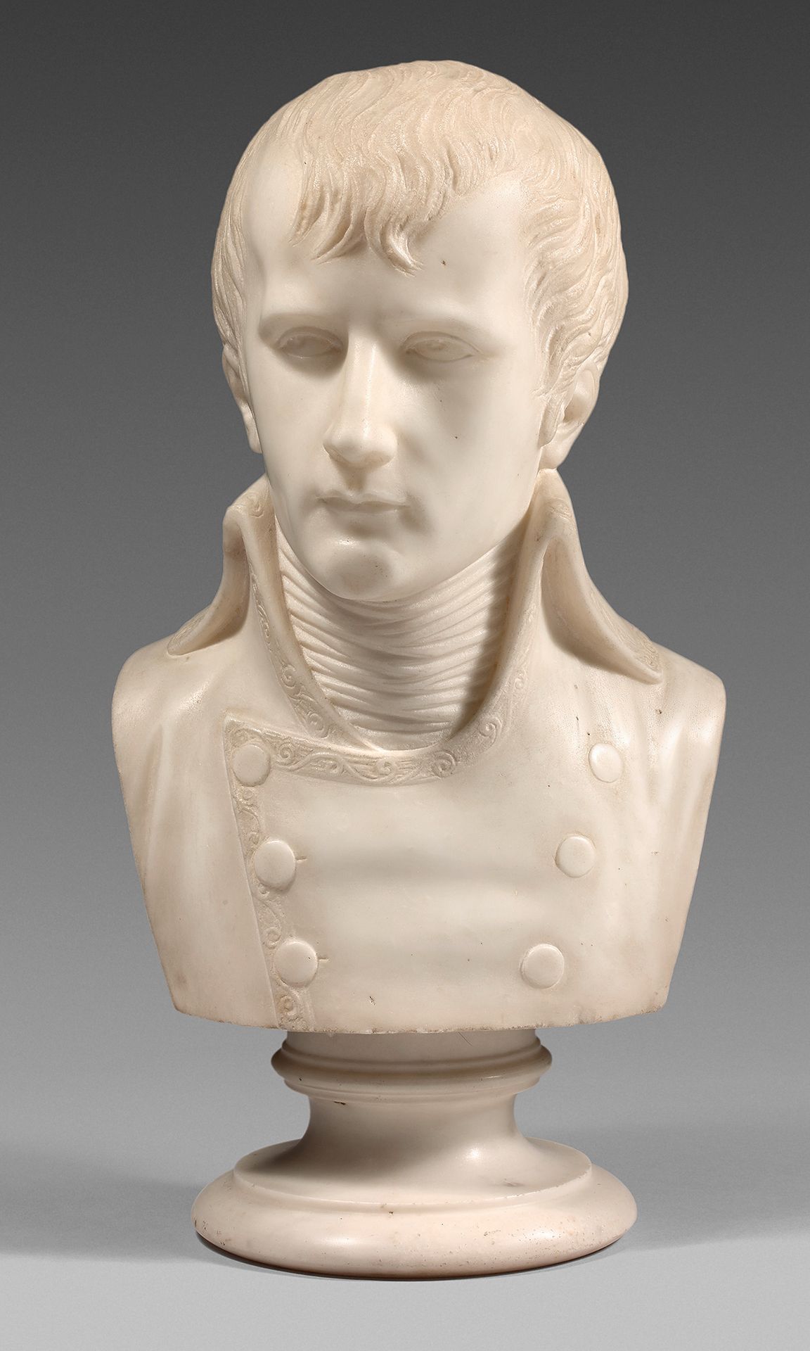 École Française, d'après un modèle de Louis Simon Boizot (1743-1809) 
Raro busto&hellip;