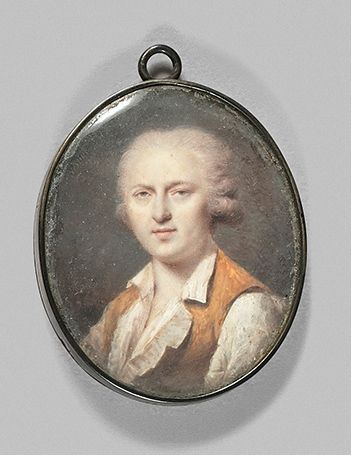 Pierre ROUVIER (Aix-en-Provence, c. 1742-1815) 
Portrait d'homme, 1787.
Belle mi&hellip;
