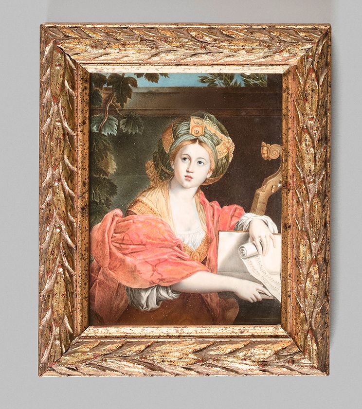 Bianca BONI (Rome, 1786-1857) 


La Sibylle de Cumes.



Miniature rectangulaire&hellip;