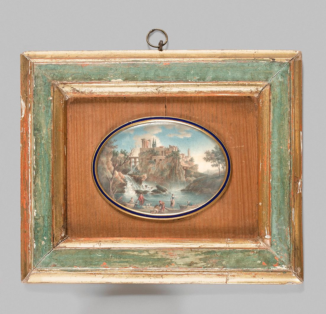 Claude Joseph VERNET (Avignon, 1714 - Paris, 1789), dans le goût de 
Bord de mer&hellip;