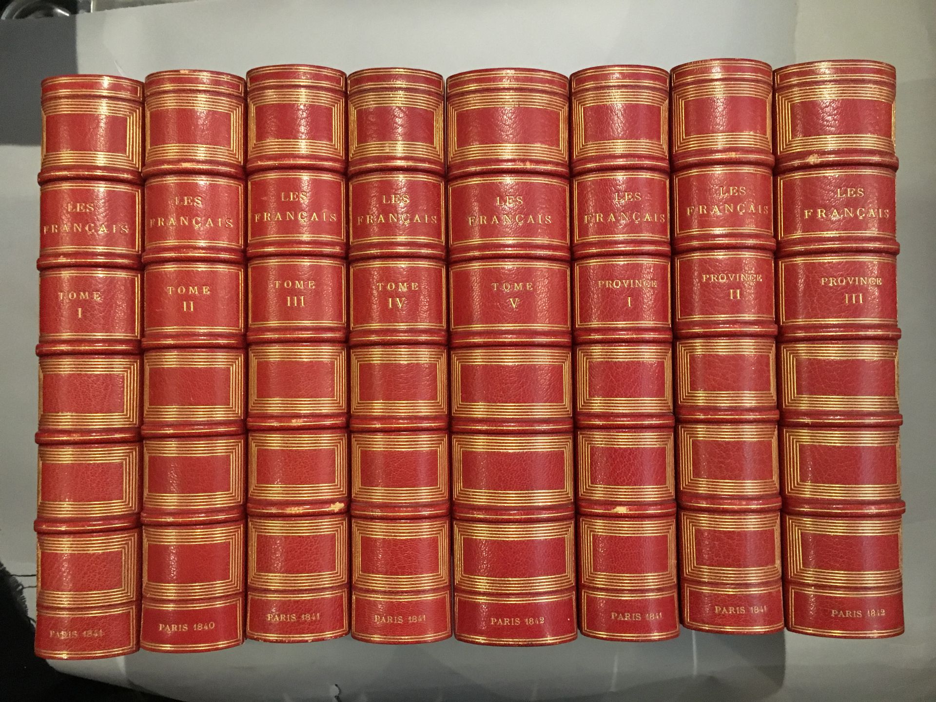 Null FRENCH PAINTED BY THEMSELVES]. - The French painted by themselves (5 vols.)&hellip;