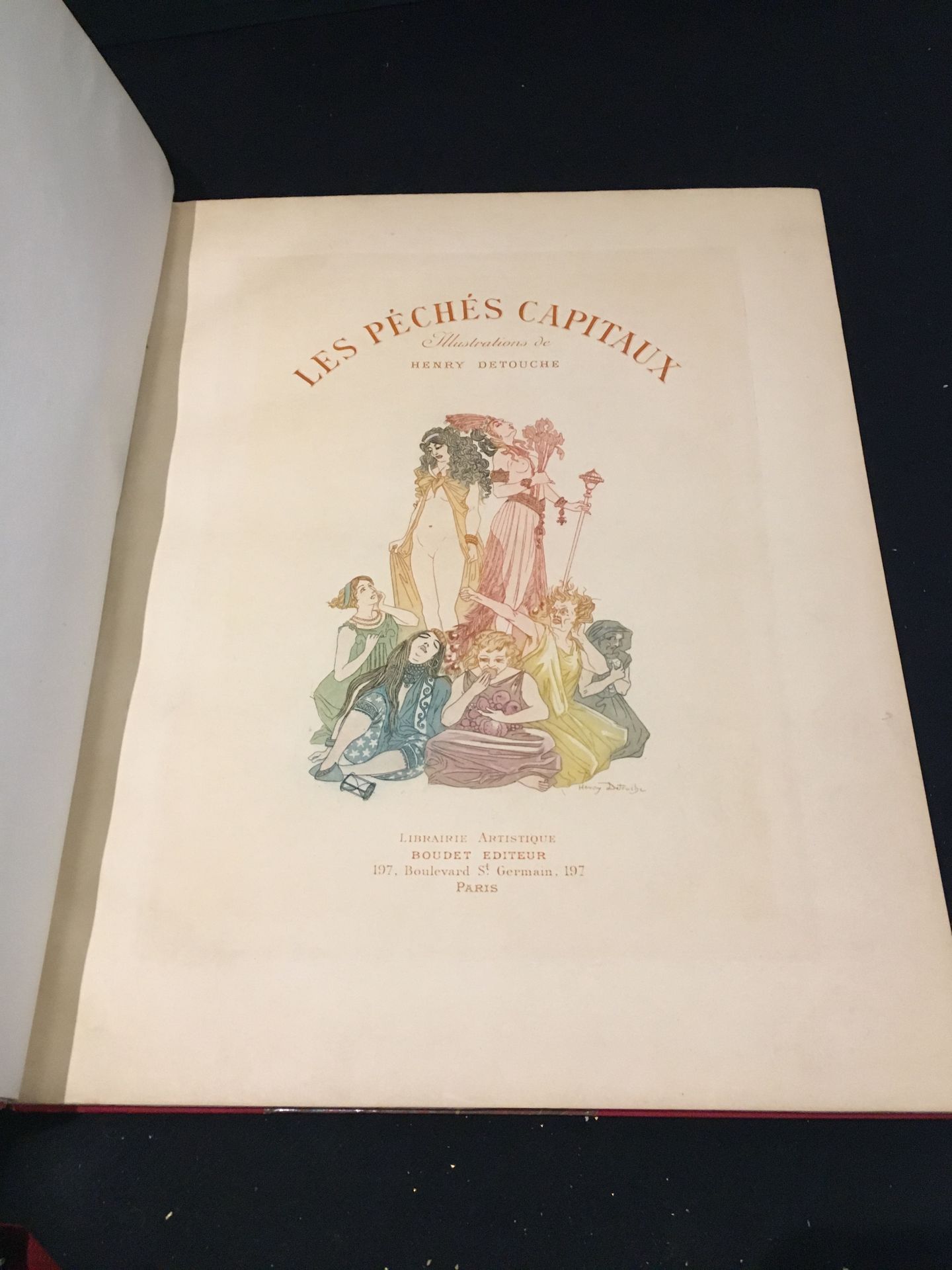 [DETOUCHE (Henry)]. Les Péchés capitaux. Paris, Librairie Artistique Boudet,
Édi&hellip;
