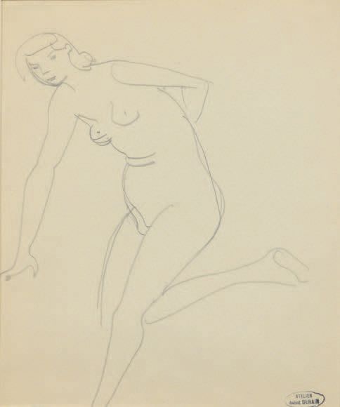 André DERAIN (1880-1954) Model nude de profil
Model nude de trois-quart
Zwei sch&hellip;